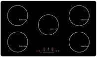 90cm Crystal Glass noir 9200W cinq Ring Electric Induction Hobs